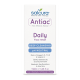 Salcura Antiac DAILY Face Wash by Salcura Natural Beauty — front view showing product label and branding, studio product photo on white background