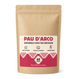 Rio Amazon Pau d'Arco (Lapacho) 2,000mg 40 Teabags by Rio Health Products Natural Remedies — front view showing product label and branding, studio product photo on white background