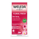 Weleda Wild Rose Deodorant by Weleda Natural Beauty — front view showing product label and branding, studio product photo on white background