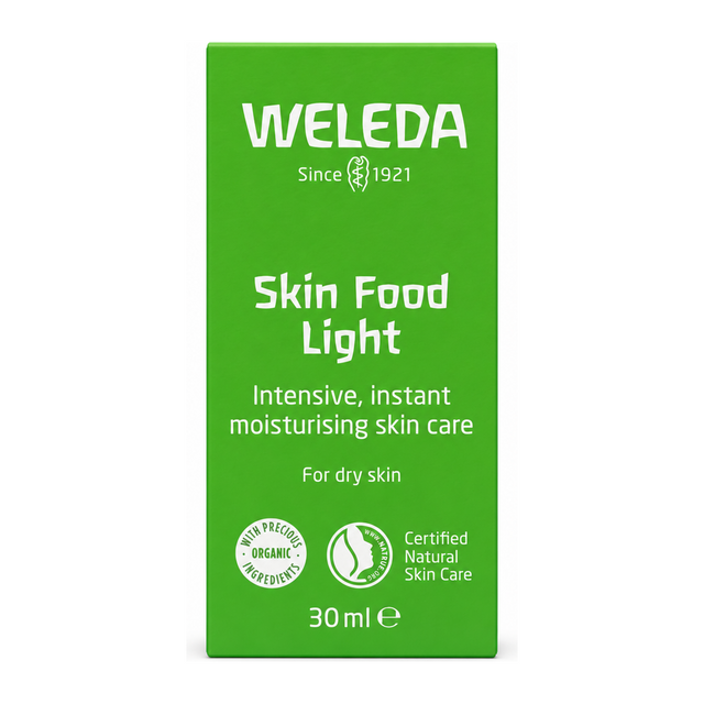 Weleda Skin Food Light by Weleda Natural Beauty — front view showing product label and branding, studio product photo on white background
