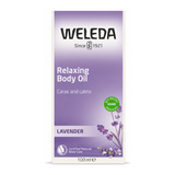 Weleda Lavender Body Oil by Weleda Natural Beauty — front view showing product label and branding, studio product photo on white background