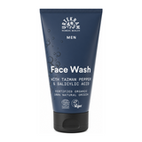 Urtekram Organic Men's Face Wash by Urtekram Natural Beauty — front view showing product label and branding, studio product photo on white background
