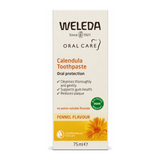 Weleda Calendula Toothpaste by Weleda Natural Beauty — front view showing product label and branding, studio product photo on white background