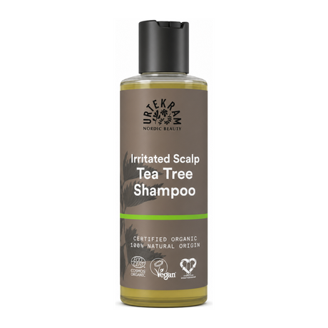 Urtekram Organic. Tea Tree Shampoo ml by Urtekram Personal Care — front view showing product label and branding, studio product photo on white background