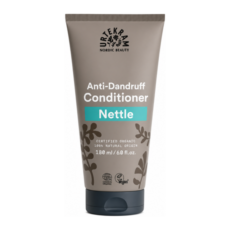 Urtekram Nettle Conditioner (Dandruff) Organic by Urtekram Personal Care — front view showing product label and branding, studio product photo on white background