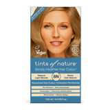 Tints of Nature 8N Natural Light Blonde by Tints of Nature Natural Beauty — front view showing product label and branding, studio product photo on white background