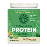 Sunwarrior Classic Organic Protein Natural by Sunwarrior Health Food — front view showing product label and branding, studio product photo on white background
