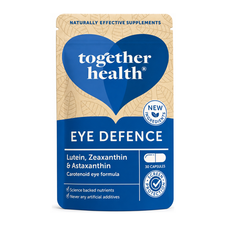 Together Health Together Eye Defence - 30 Capsules by Together Health Vitamin & Mineral Supplements — front view showing product label and branding, studio product photo on white background