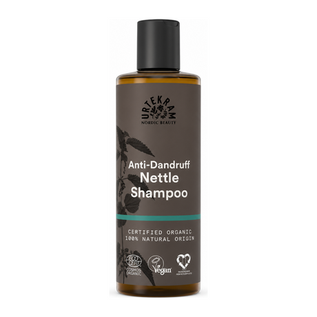 Urtekram Nettle (Organic) Shampoo ml for Dandruff by Urtekram Natural Beauty — front view showing product label and branding, studio product photo on white background