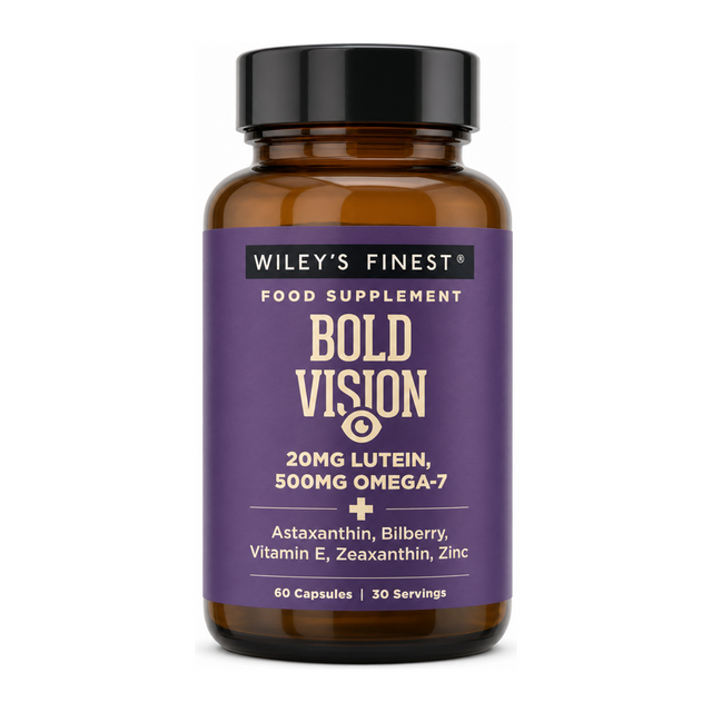 Wiley's Finest UK Bold Vision by Wiley's Finest Natural Remedies — front view showing product label and branding, studio product photo on white background