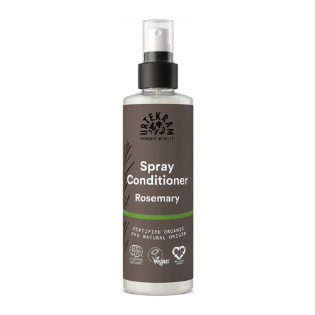 Urtekram Rosemary Spray Conditioner (Fine/thin Hair) Organic by Urtekram Personal Care — front view showing product label and branding, studio product photo on white background