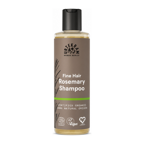 Urtekram Organic Rosemary Shampoo for Fine/Thinning Hair ml by Urtekram Personal Care — front view showing product label and branding, studio product photo on white background