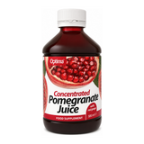 Aloe Pura Pomegranate Juice by Optima Food & Drinks — front view showing product label and branding, studio product photo on white background