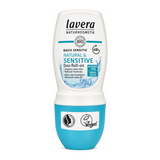 Lavera Basis Deodorant Roll On by Lavera Natural Beauty — front view showing product label and branding, studio product photo on white background