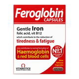 Vitabiotic Feroglobin-B12 by Vitabiotics — front view showing product label and branding, studio product photo on white background
