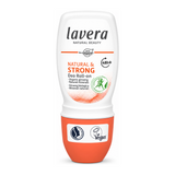 Lavera Natural & Strong Deodorant Roll On by Lavera Natural Beauty — front view showing product label and branding, studio product photo on white background