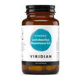 Viridian Synerbio Lactobacillus rhamnosus GG by Viridian Natural Remedies — front view showing product label and branding, studio product photo on white background