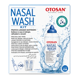 Otosan Nasal Wash Kit (Bottle and wash sachets) by Otosan Lifestyle — front view showing product label and branding, studio product photo on white background