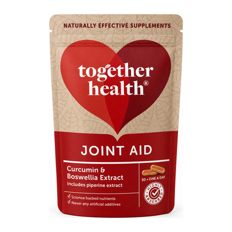 Together Health Together Joint Aid Herbal Complex 30 Caps by Together Health Vitamin & Mineral Supplements — front view showing product label and branding, studio product photo on white background