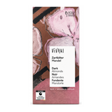 Vivani Dark Almond Chocolate 55% Vegan Organic by Vivani Health Food — front view showing product label and branding, studio product photo on white background