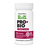 Natures Plus GI Nutra ProBio Women by NaturesPlus Natural Remedies — front view showing product label and branding, studio product photo on white background