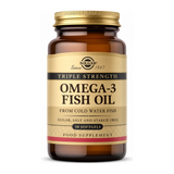Solgar Triple Strength Omega-3 950mg by Solgar Natural Remedies — front view showing product label and branding, studio product photo on white background
