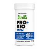 Natures Plus GI Nutra ProBio Men by NaturesPlus Natural Remedies — front view showing product label and branding, studio product photo on white background