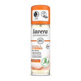 Lavera Natural & Strong Deodorant Spray by Lavera Natural Beauty — front view showing product label and branding, studio product photo on white background