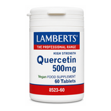 Lamberts Quercetin 500mg by Lamberts Natural Remedies — front view showing product label and branding, studio product photo on white background