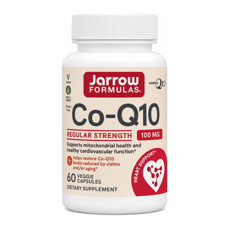 Jarrow Formulas Co-Q10 100 mg by Jarrow Formulas Natural Remedies — front view showing product label and branding, studio product photo on white background