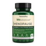 Nature's Plus BioAdvanced Menopause Support by NaturesPlus Natural Remedies — front view showing product label and branding, studio product photo on white background