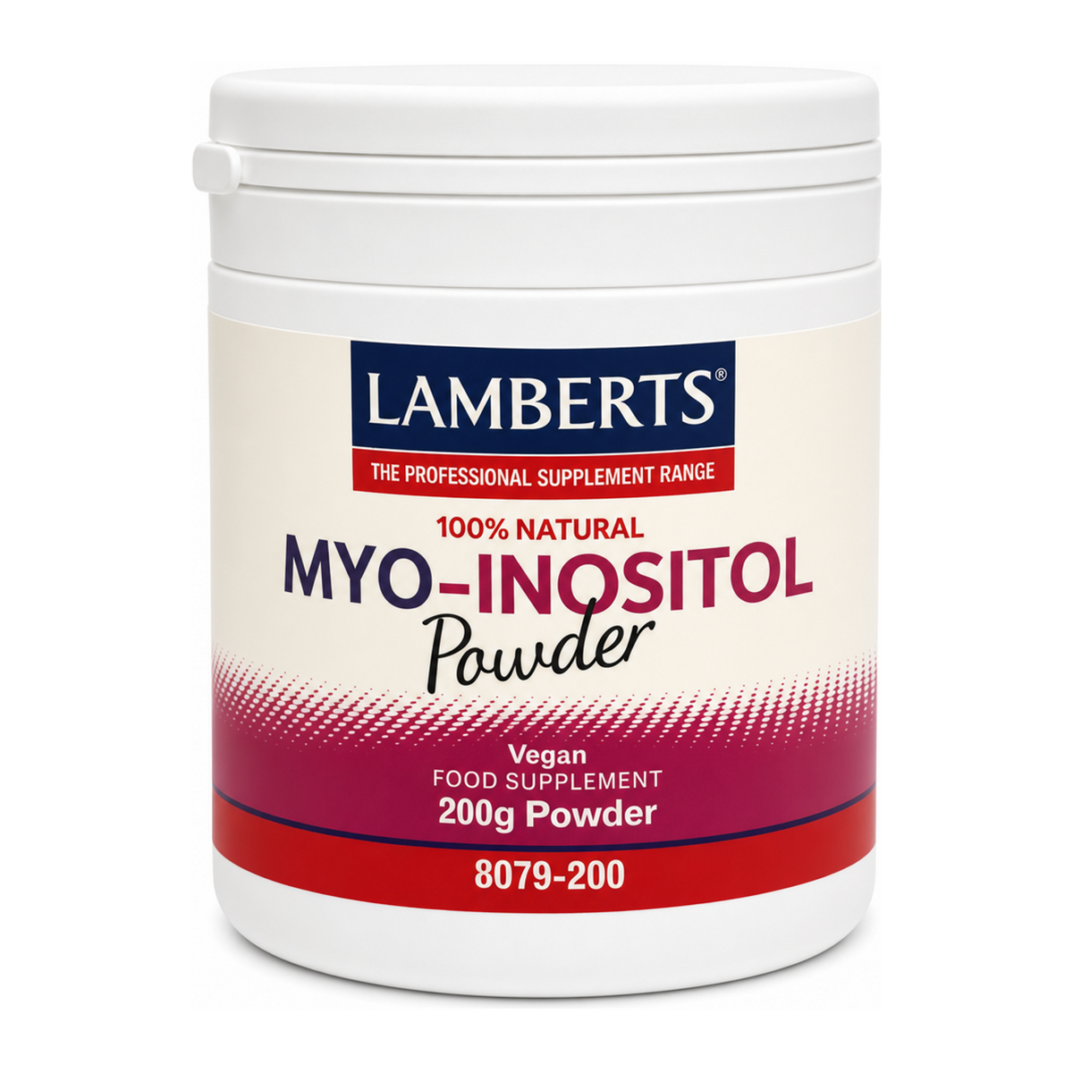 LAMBERTS MYO-INOSITOL by Lamberts Natural Remedies — front view showing product label and branding, studio product photo on white background