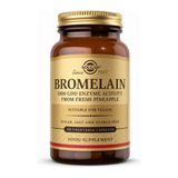 Solgar Bromelain 500 mg by Solgar Natural Remedies — front view showing product label and branding, studio product photo on white background
