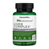 Natures Plus Bioadvanced Liver Support by NaturesPlus Natural Remedies — front view showing product label and branding, studio product photo on white background