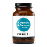 Viridian Chromium & Cinnamon Complex by Viridian Natural Remedies — front view showing product label and branding, studio product photo on white background