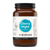 Viridian Cherry Night Powder by Viridian Natural Remedies — front view showing product label and branding, studio product photo on white background