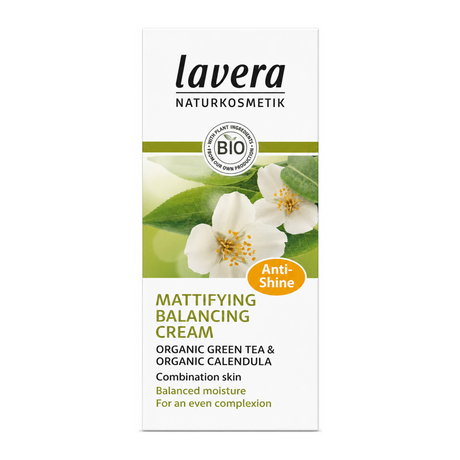 Lavera Mattifying Balancing Cream by Lavera Natural Beauty — front view showing product label and branding, studio product photo on white background