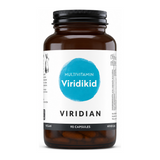 Viridian ViridiKid Multivitamin & Mineral Mini by Viridian Natural Remedies — front view showing product label and branding, studio product photo on white background