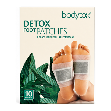 BODYTOX BT Detox Foot Patches by Bodytox No Category Available — front view showing product label and branding, studio product photo on white background