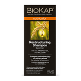 BioKap Nutricolor Restructuring Shampoo for Colored Hair by BioKap Natural Beauty — front view showing product label and branding, studio product photo on white background