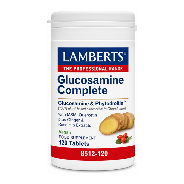 Lamberts Glucosamine Complete by Lamberts Natural Remedies — front view showing product label and branding, studio product photo on white background