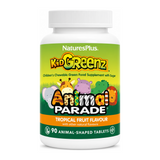 Nature's Plus Animal Parade KIDGREENZ by NaturesPlus Natural Remedies — front view showing product label and branding, studio product photo on white background