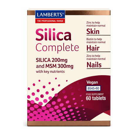 LAMBERTS Silica Complete by Lamberts Natural Remedies — front view showing product label and branding, studio product photo on white background