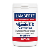 LAMBERTS Vitamin B-50 Complex by Lamberts Natural Remedies — front view showing product label and branding, studio product photo on white background