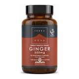 Terranova Ginger 350mg by Terranova Natural Remedies — front view showing product label and branding, studio product photo on white background