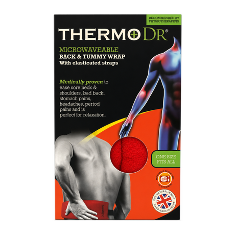 Thermo Dr Thermo Back & Tummy Wrap by Thermo Dr Lifestyle — front view showing product label and branding, studio product photo on white background