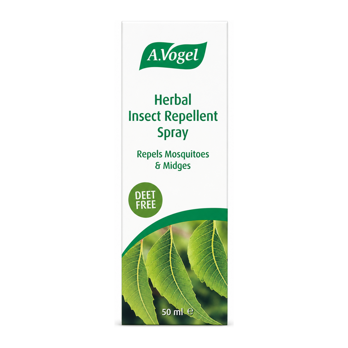 A.Vogel Neem Insect Repellent by A.Vogel Natural Remedies — front view showing product label and branding, studio product photo on white background