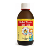House of Mistry Herbal Vitamin Iron Tonic by House of Mistry Natural Remedies — front view showing product label and branding, studio product photo on white background
