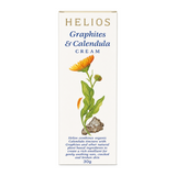 Helios Graphites & Calendula Cream by Helios Natural Remedies — front view showing product label and branding, studio product photo on white background