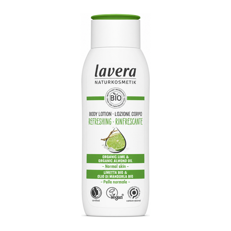 lavera REFRESHING BODY LOTION by Lavera Natural Beauty — front view showing product label and branding, studio product photo on white background